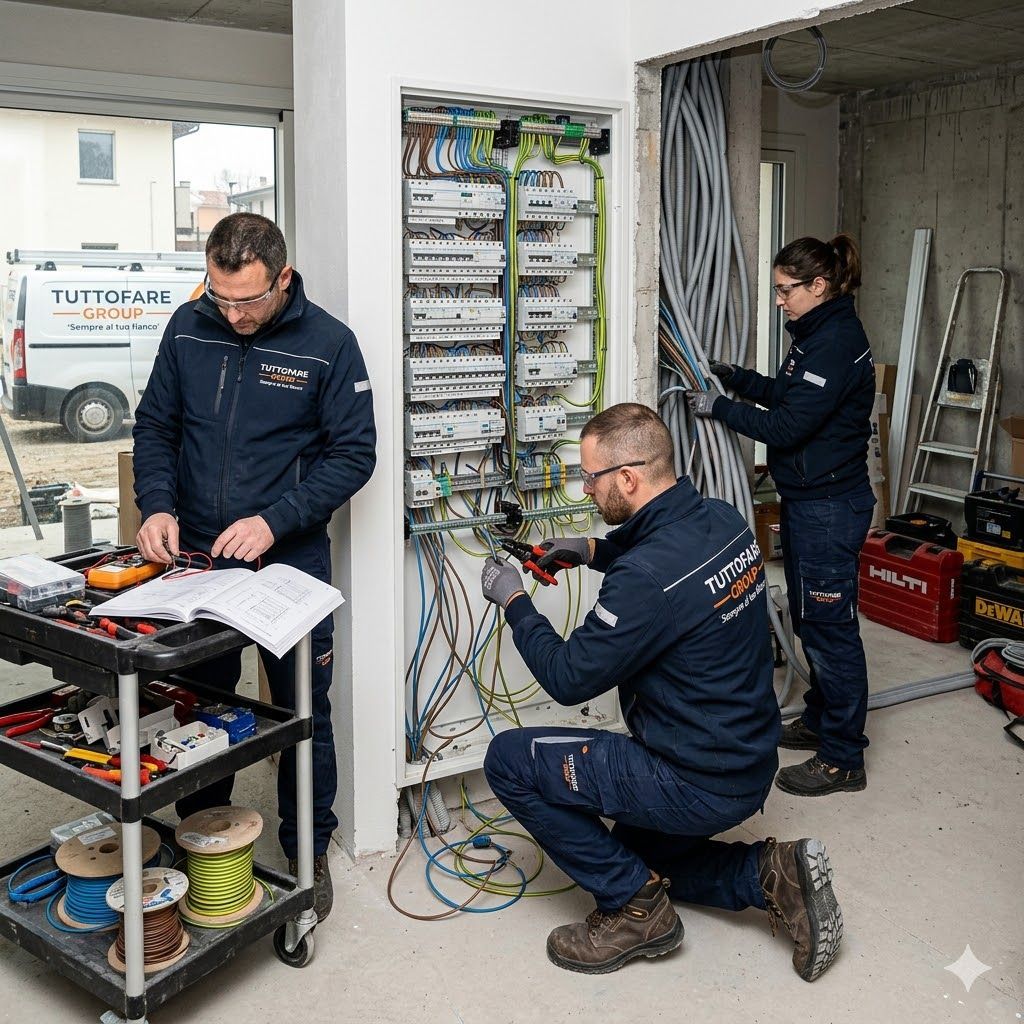 Elettricita — lavoro eseguito a Varese e provincia