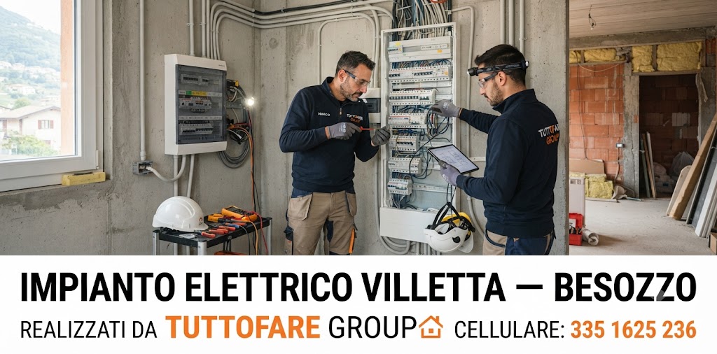 Impianto elettrico villetta — Besozzo