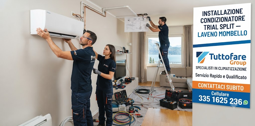 Installazione condizionatore trial split — Laveno Mombello