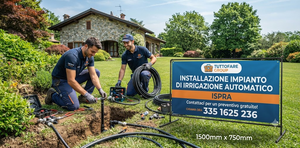 Installazione impianto di irrigazione automatico — Ispra