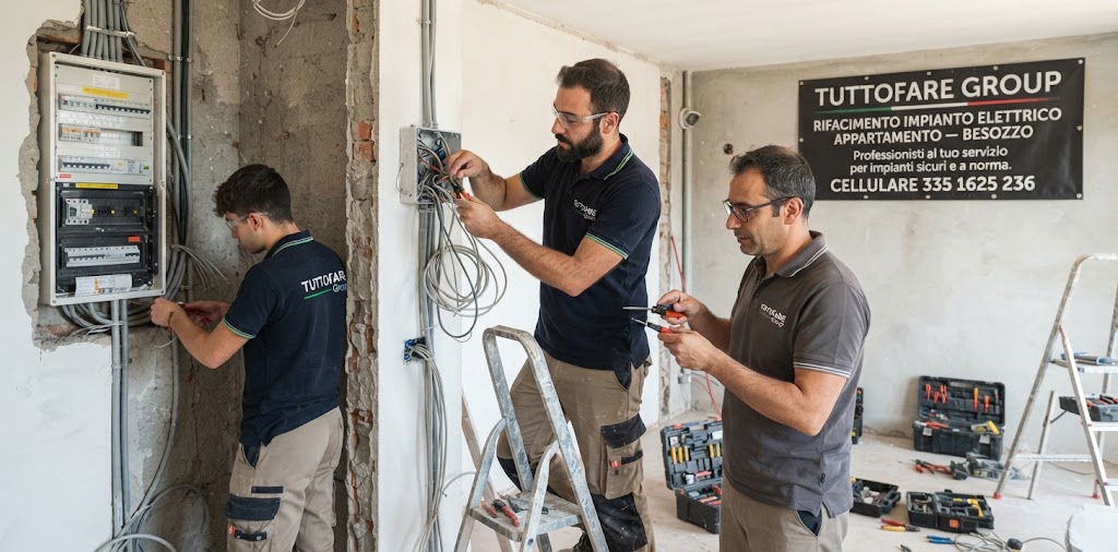 Rifacimento impianto elettrico appartamento — Besozzo