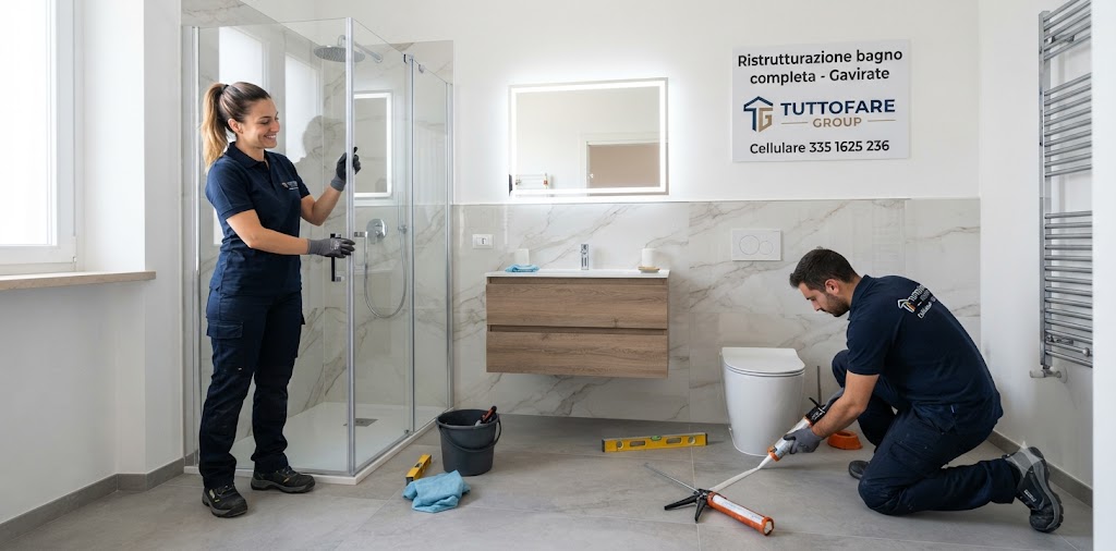 Ristrutturazione bagno completa — Gavirate