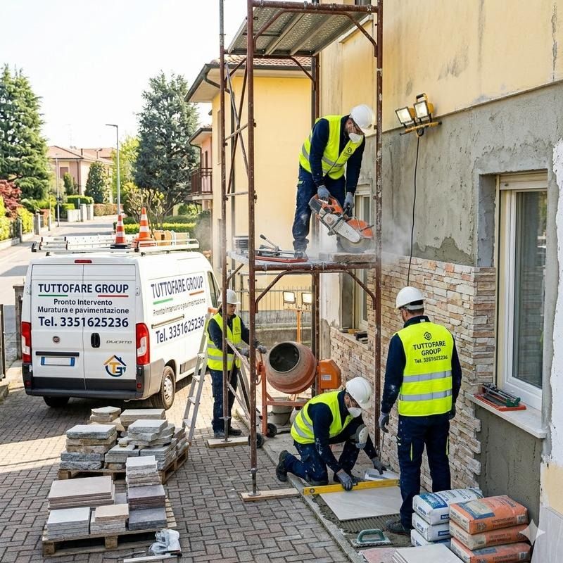 Muratura — lavoro eseguito a Varese e provincia