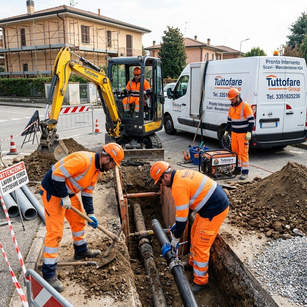 Scavi — lavoro eseguito a Varese e provincia